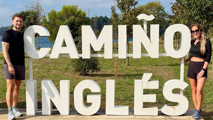 Shaun Garner and Emily Cornwell walk the Camino Ingles