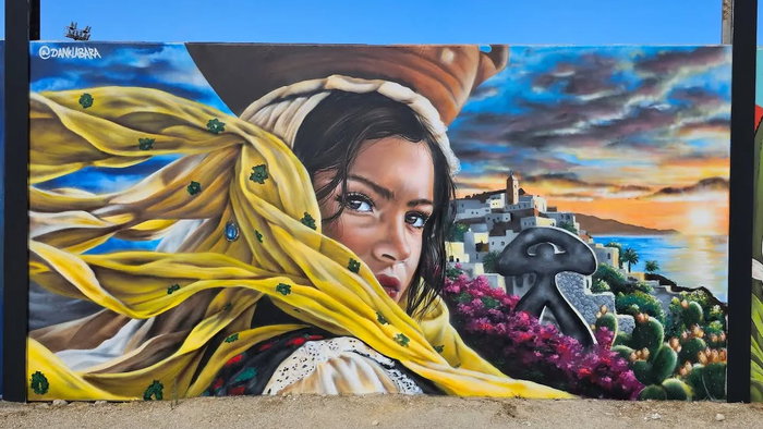 Second prize mural from the National Graffiti League