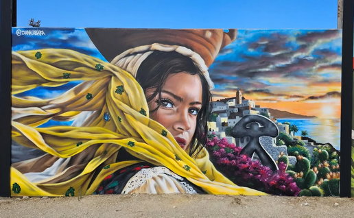 Second prize mural from the National Graffiti League