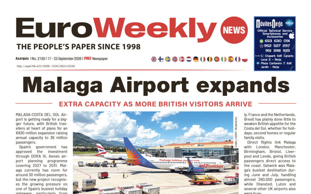 Axarquia newspaper 17 - 23 Sep 2026