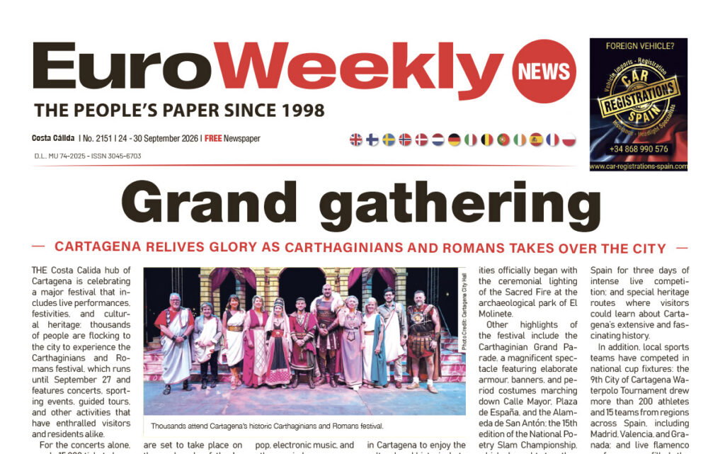 Costa de Almeria newspaper 24 - 30 Sep 2026