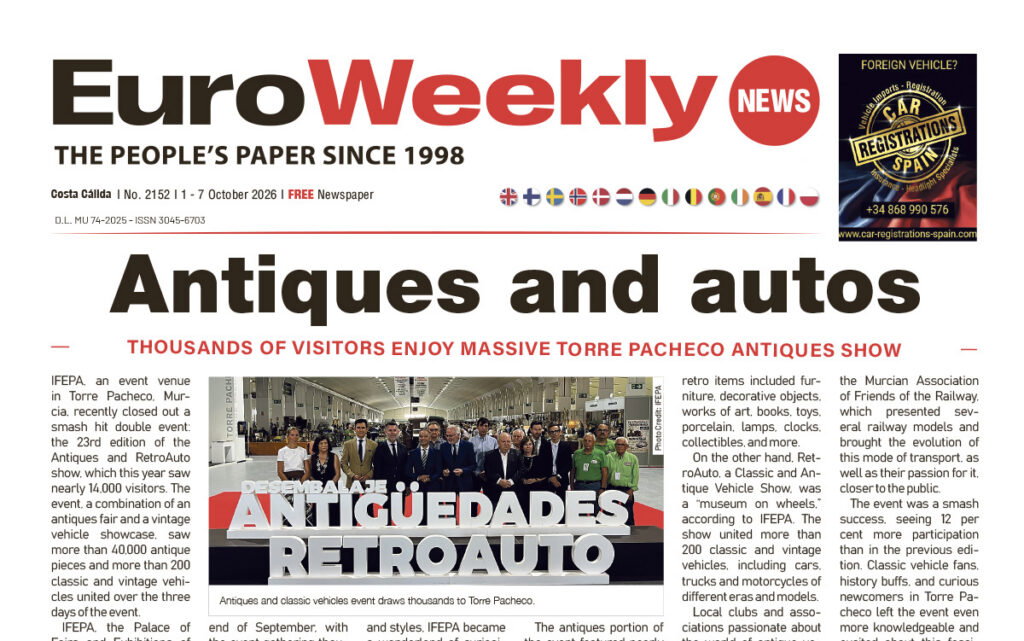 Costa Calida newspaper 1 - 7 Oct 2026