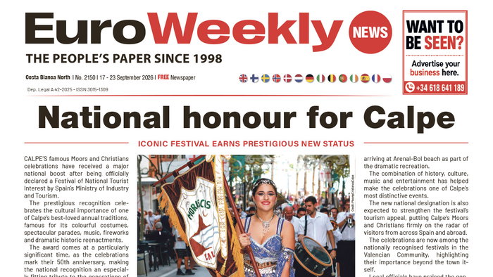 Costa Blanca North 17 - 23 September 2026 Issue 2150