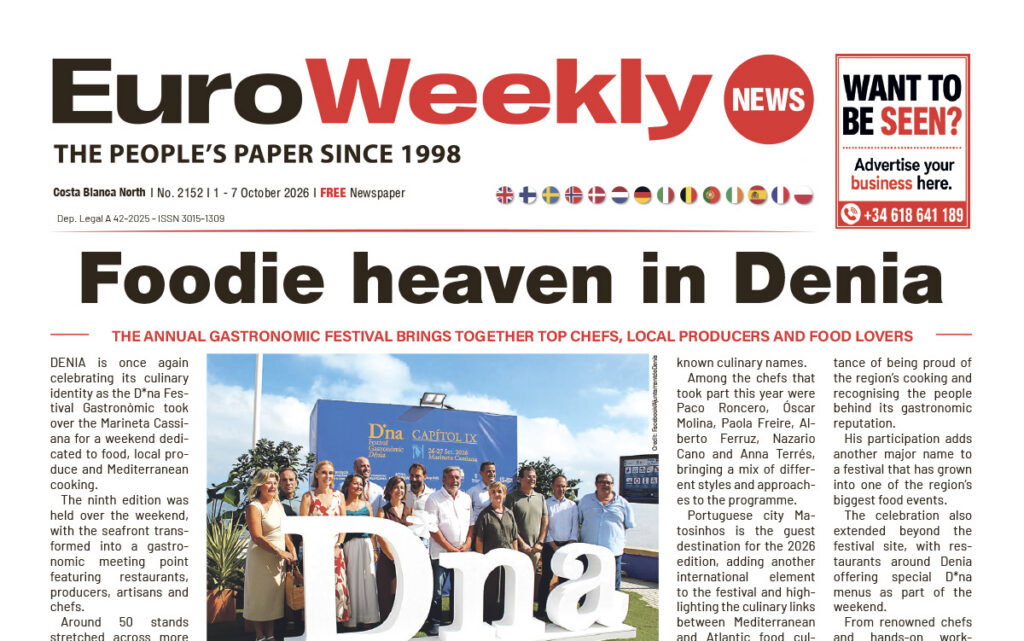 Costa Blanca North newspaper 1 - 7 Oct 2026