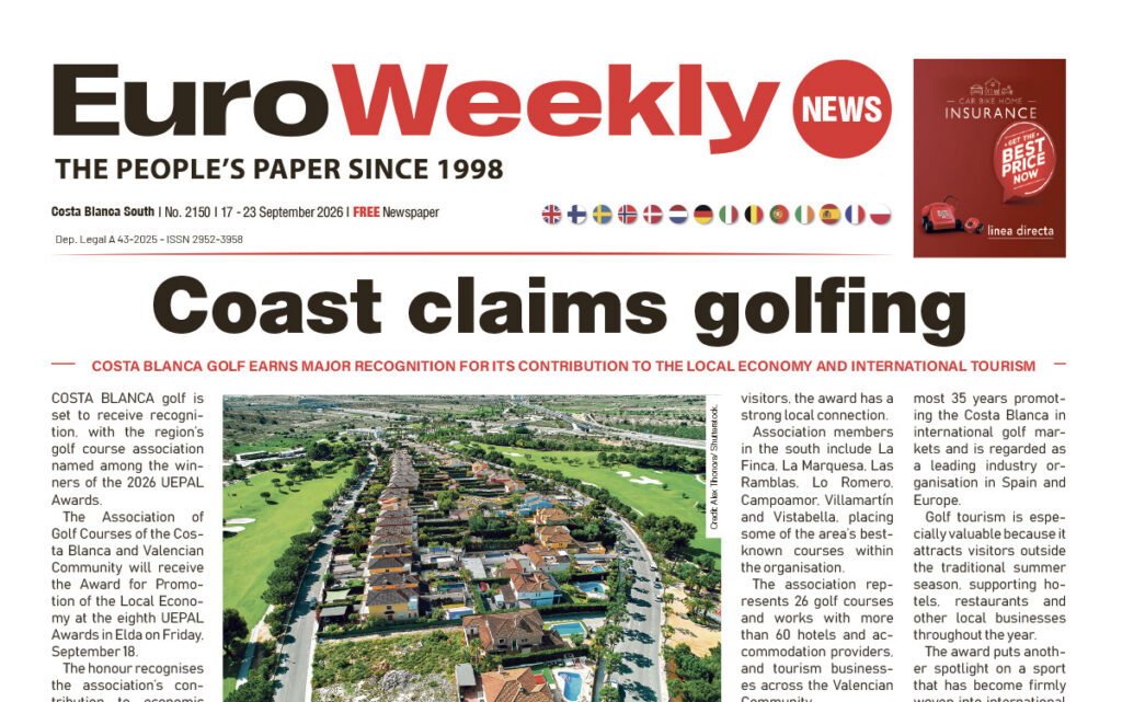 Costa Blanca South newspaper 17 - 23 Sep 2026