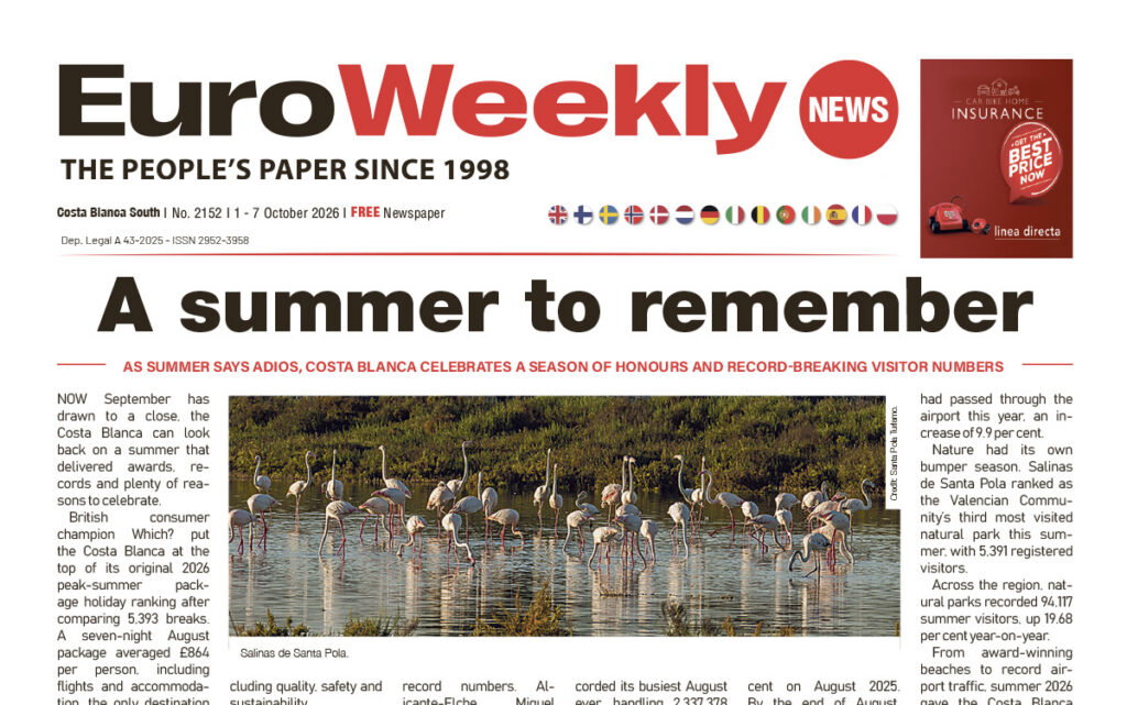 Costa Blanca South newspaper 1 - 7 Oct 2026