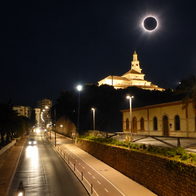 Eclipse over Motril.