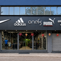 Outside view of store for sports companies