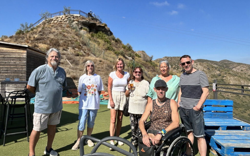 Seventeen high-flying zip-liners raise close to €6,000 for ADSG for dementia care in Costa del Sol