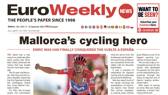 Mallorca 27 17 - 23 September 2026 Issue 2150