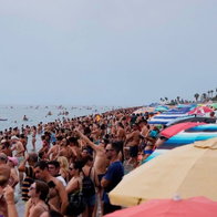 Thousands turn out for air show.