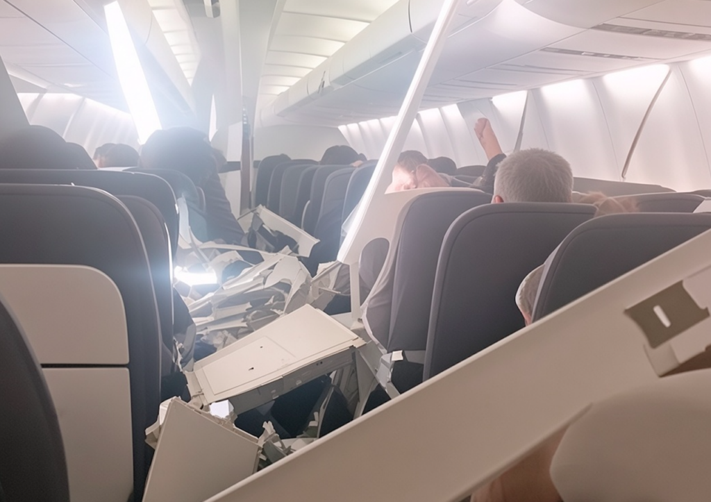 Plane ceiling collapses mid-flight: Are recent incidents making flying less safe?