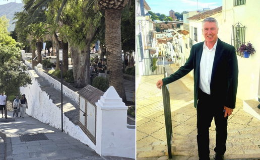 Alan Boardman in Mijas Pueblo.