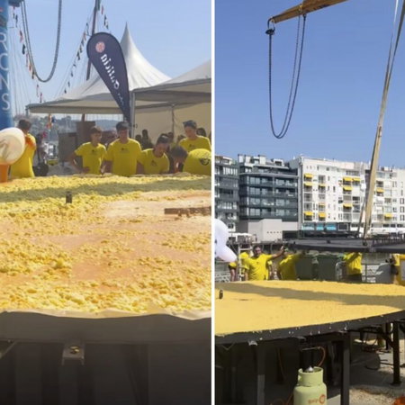 World's biggest Spanish tortilla.