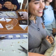 Jewels & Matcha jewellery workshops.