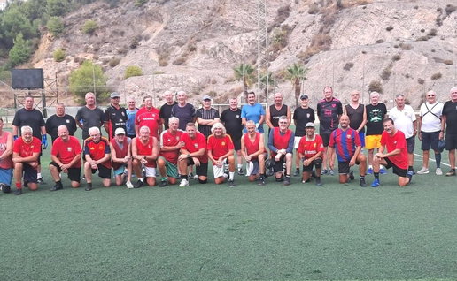 Benalmadena Walking Football elite.