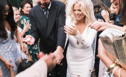 Emily Atack marries Dr Alistair Garner in intimate UK ceremony before heading to Spain for second wedding.
