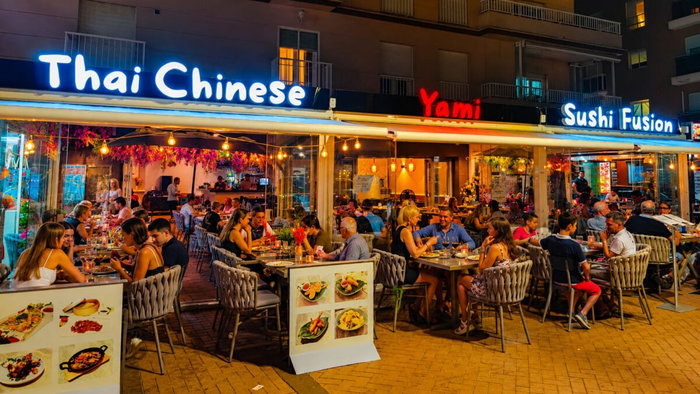 Yami Thai Chinese Sushi Fusión Restaurant in Fuengirola.