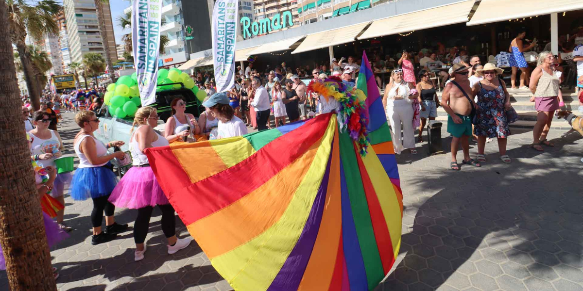 Benidorm Pride parade fills the streets