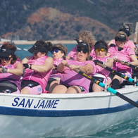 More than 100 rowers take to the sea in Spain for powerful breast cancer challenge