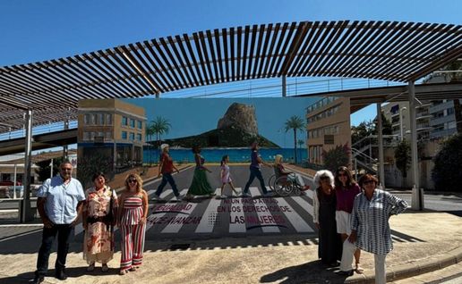 Calpe bus station transformed by striking equality mural