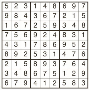 easy sudoku 2149