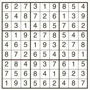 easy sudoku 2150
