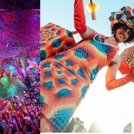 DJs, dancing, performers and the colourful production