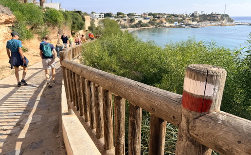 Free guided walk explores 15km of coastline between Guardamar and Torrevieja.