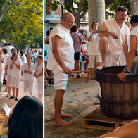 Mallorca village comes alive as hundreds celebrate ancient grape-treading tradition