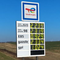 Diesel prices through the roof in France.
