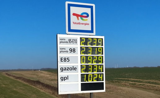 Diesel prices through the roof in France.