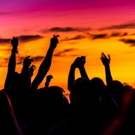 A sunset party.