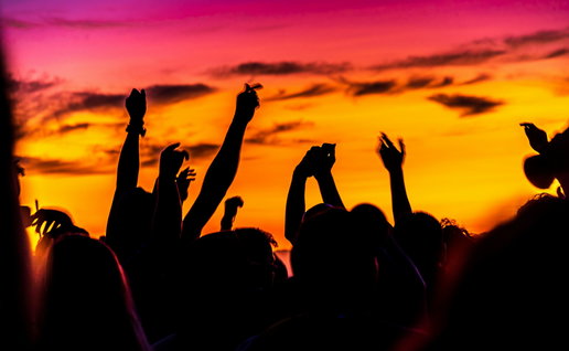A sunset party.