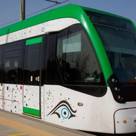 Malaga Metro train.