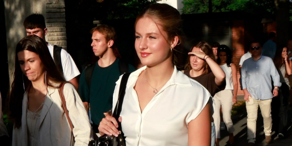 Spain’s future queen begins university life with one simple request