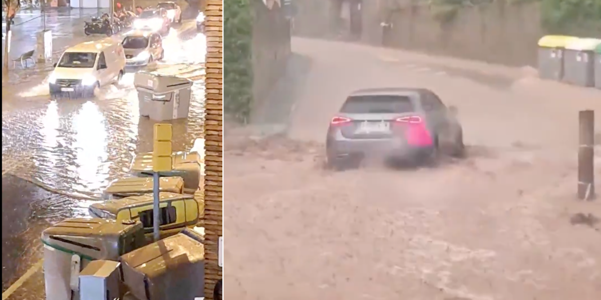 Barcelona storm tragedy as man found dead after car swept away in raging ...
