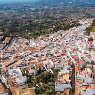 Bird's-eye view of Mijas Pueblo.