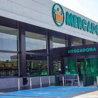 The entrance of Spanish supermarket Mercadona