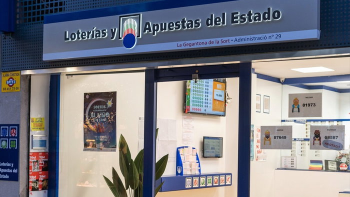lottery shop in spain