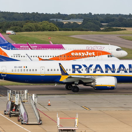 Budget airlines at price war.
