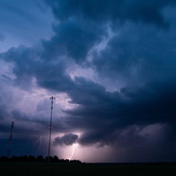 storms with lightning