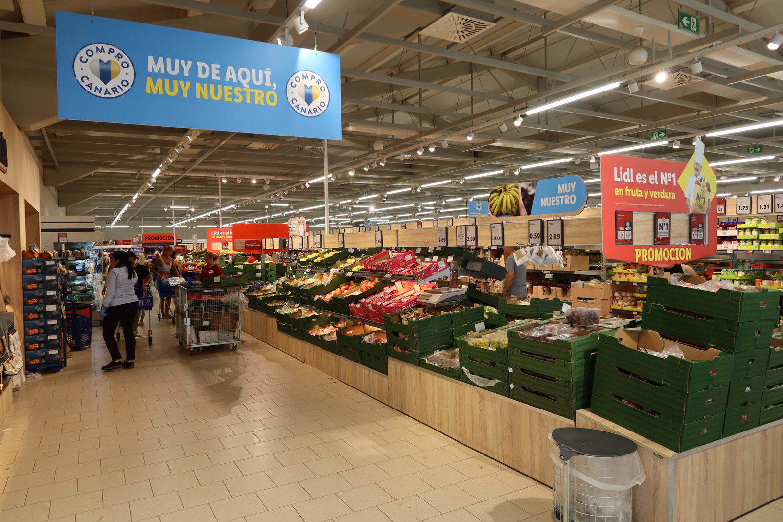 Dos supermercados españoles han subido los precios por encima de la inflación