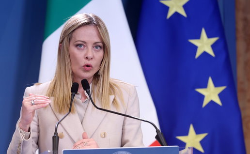 Italian Prime Minister Giorgia Meloni