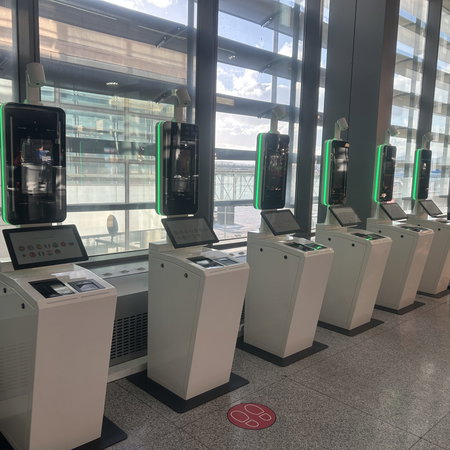New biometric Entry-Exit system machines at Malaga Costa del Sol airport