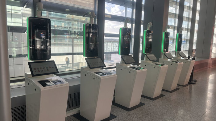 New biometric Entry-Exit system machines at Malaga Costa del Sol airport