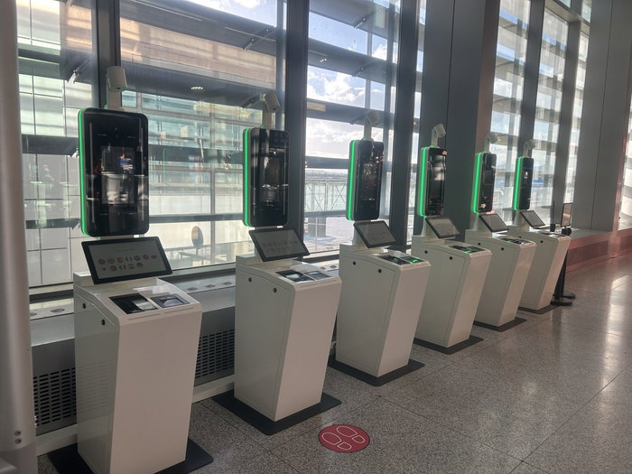 New biometric Entry-Exit system machines at Malaga Costa del Sol airport