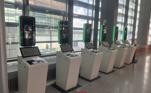 New biometric Entry-Exit system machines at Malaga Costa del Sol airport