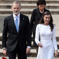King Felipe VI of Spain with his wife Queen Letizia