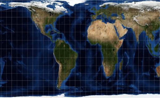 World Map drawn by Equal Map for the UN.